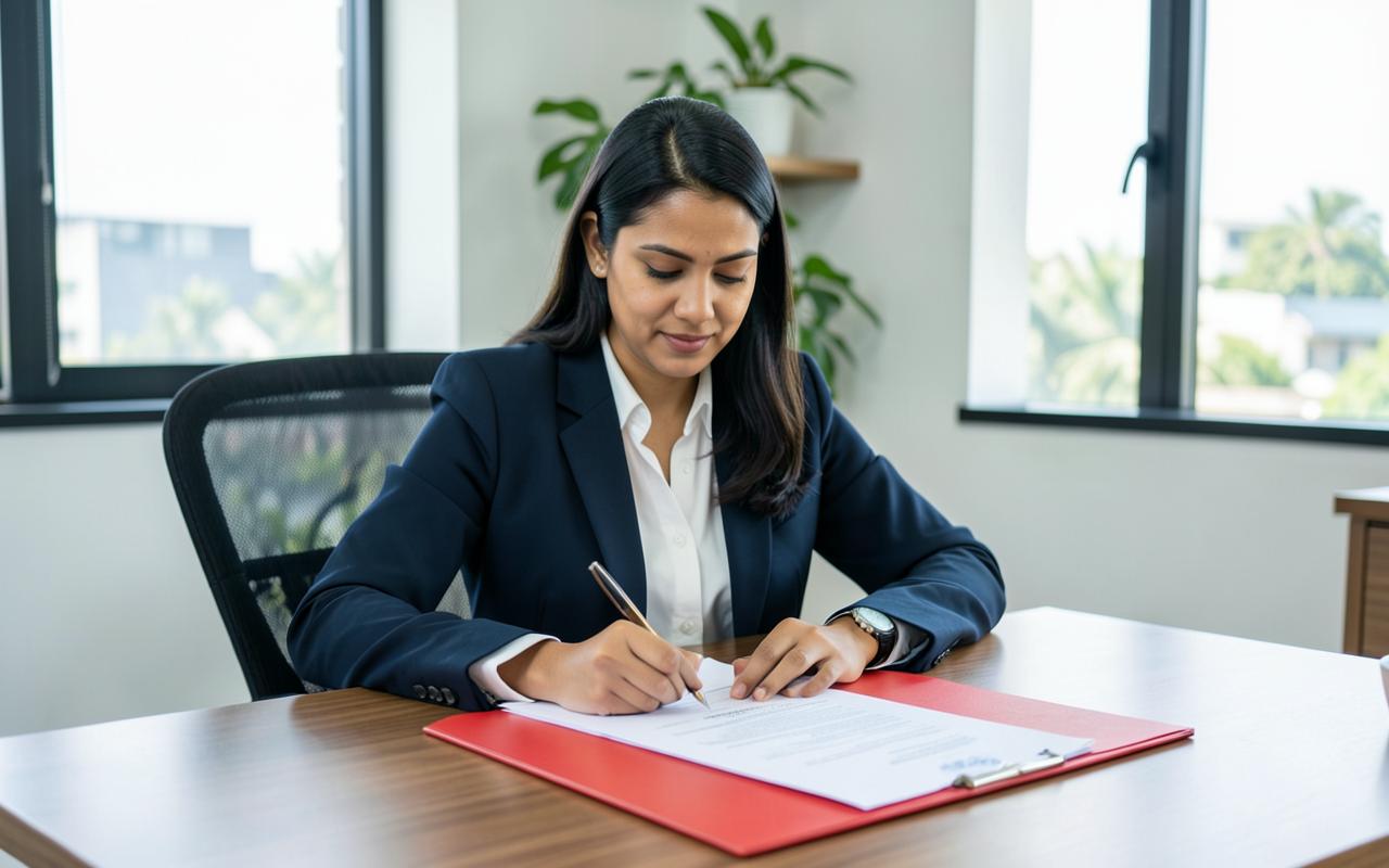 Legal professional preparing company incorporation documents